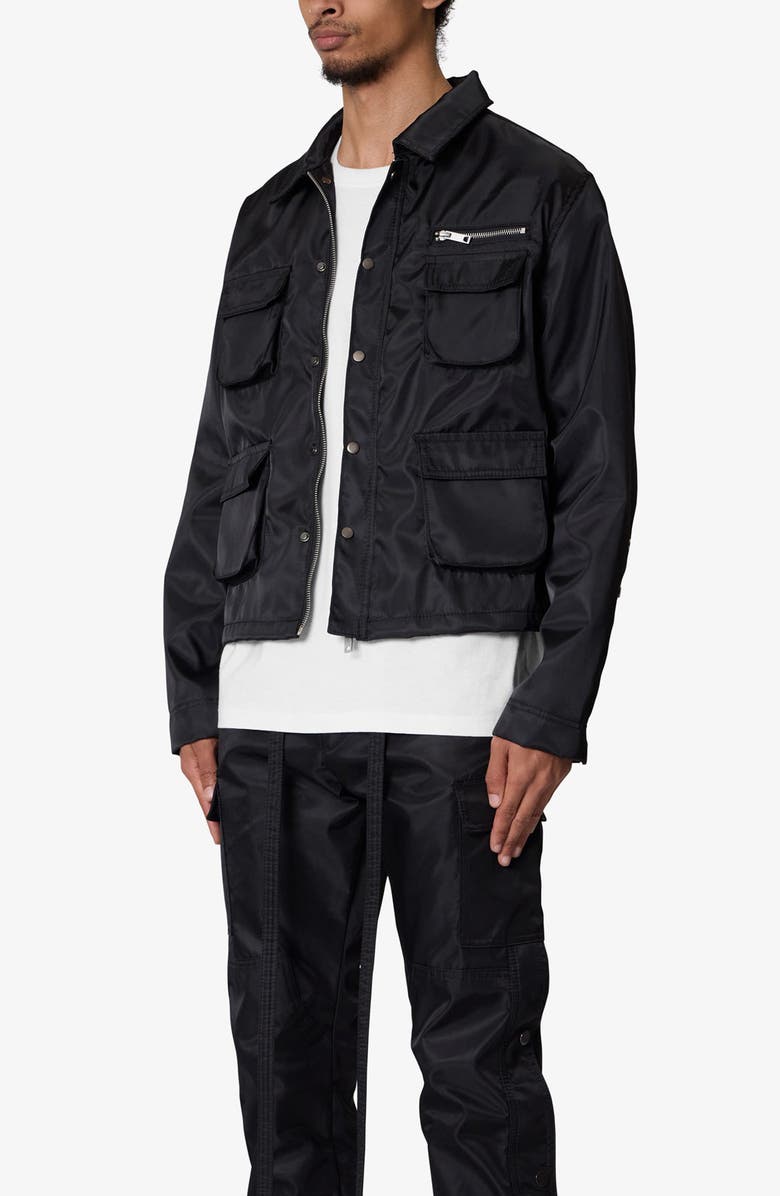 mnml Snap Cargo Work Jacket, Alternate, color,