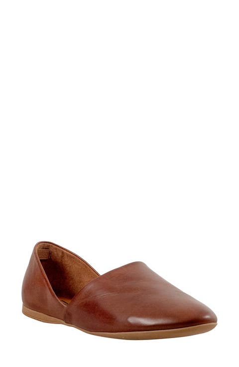 フラットシューズ BROWN LEATHER FLATS Women's Brown Flats | Nordstrom