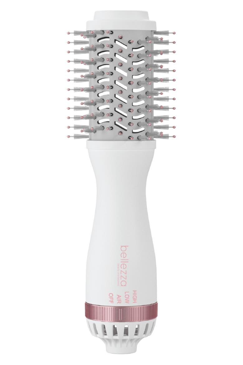 Mini Blowout Brush, Main, color, WHITE/ PINK ROSE