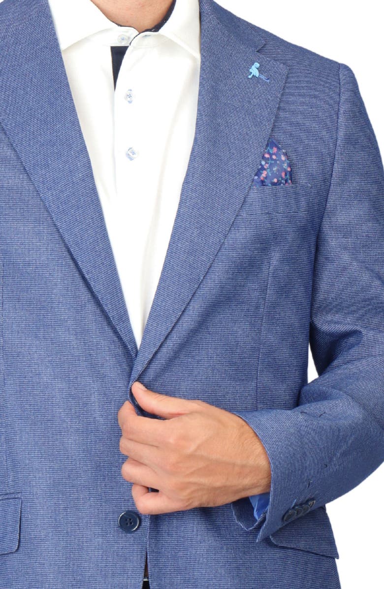 TailorByrd Tonal Dobby Sport Coat, Alternate, color, True-Blue