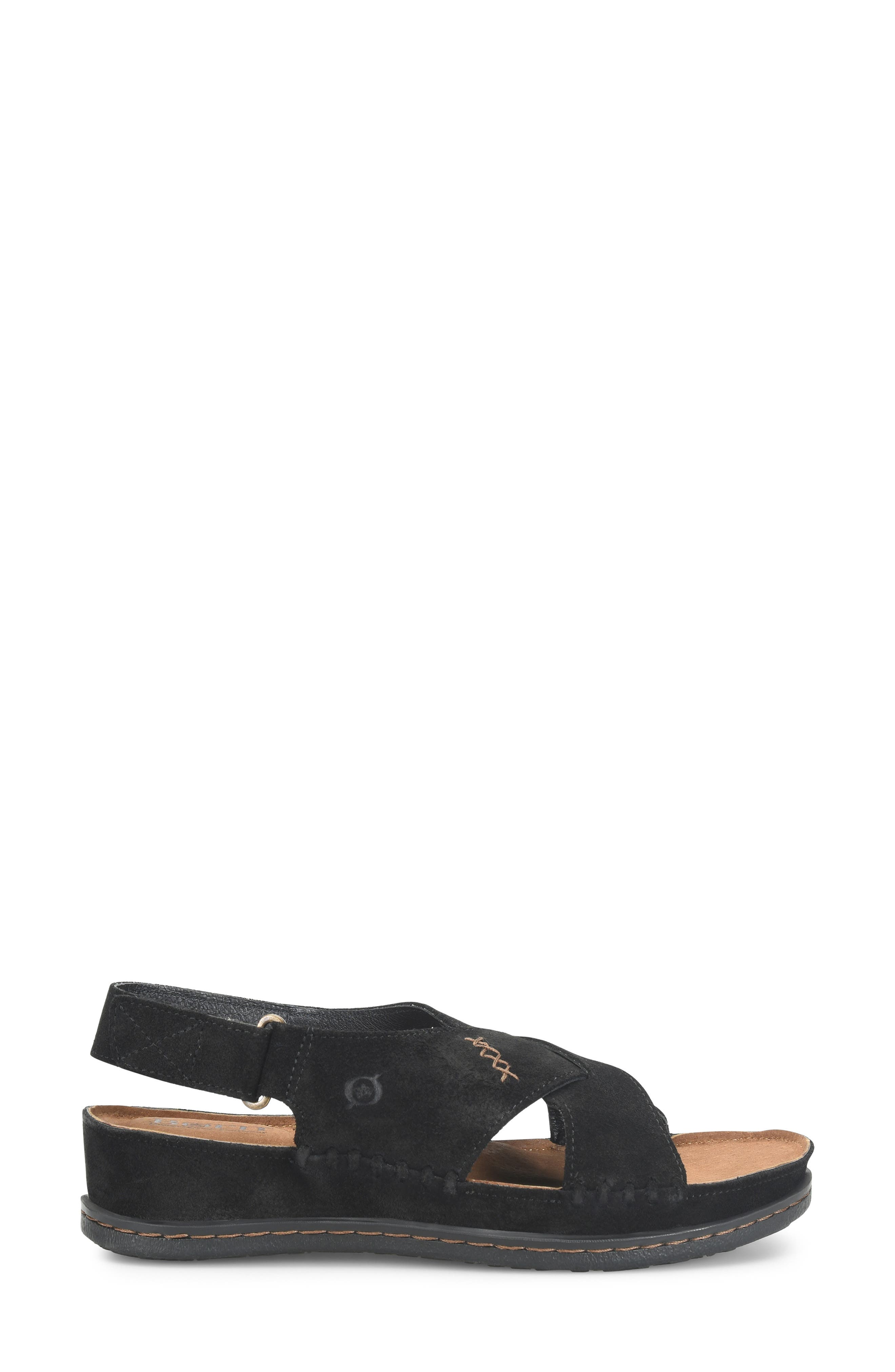 Børn Ebba Slingback Platform Wedge Sandal, Alternate, color, 