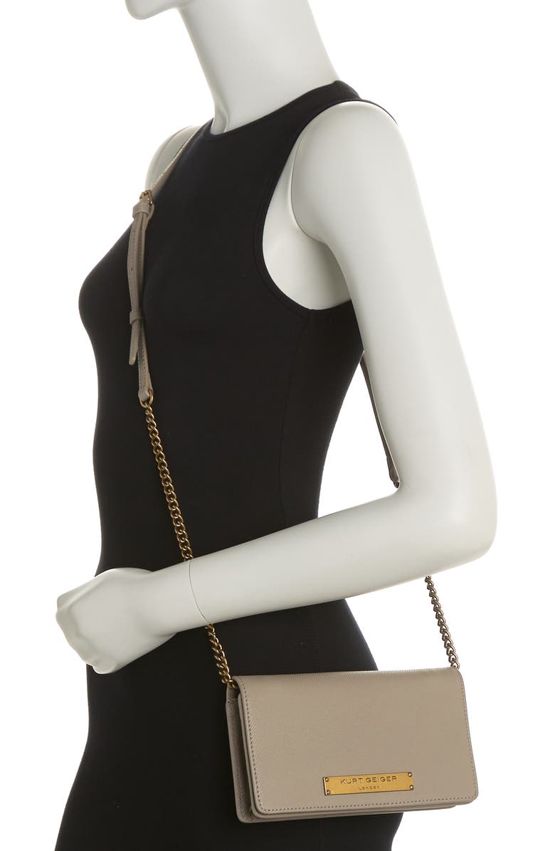 Kurt Geiger London Richmond Mini Crossbody Bag, Alternate, color, Taupe