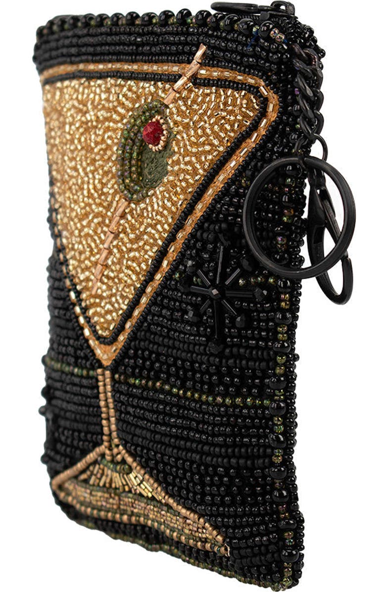 Mary Frances Accessories Bottoms Up Coin Purse, Alternate, color, Black