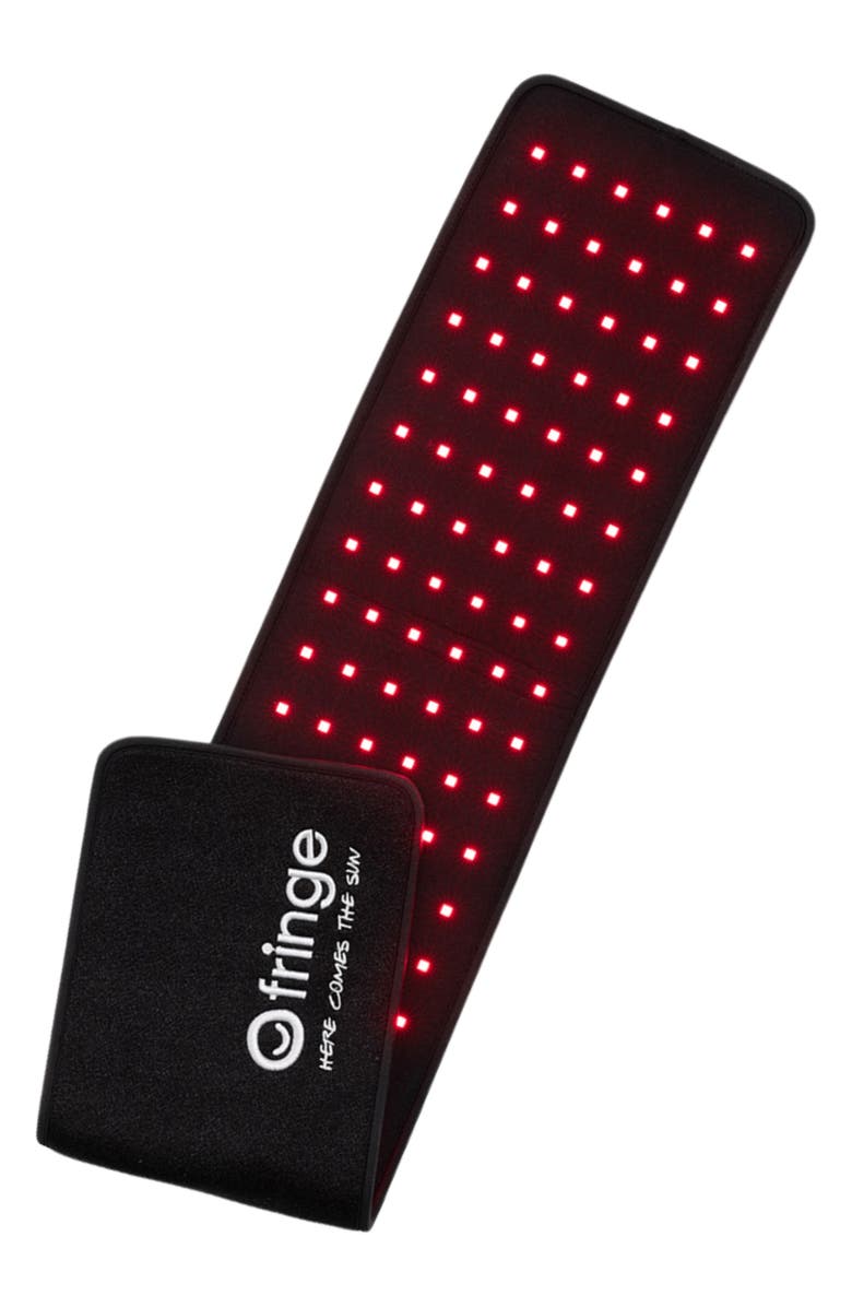 fringe Wireless Red Light Therapy Extra Long Wrap, Main, color, Black