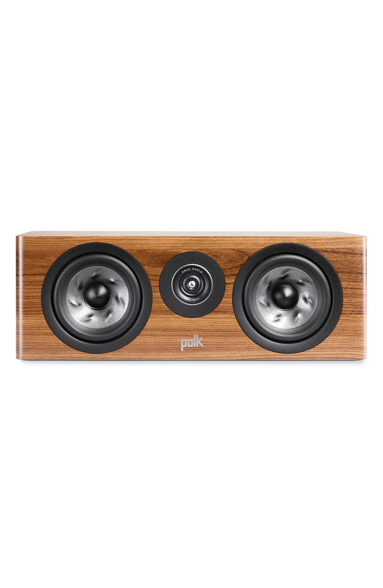 Polk Audio Reserve R300 Compact Center Channel Speaker, Main, color, Walnut