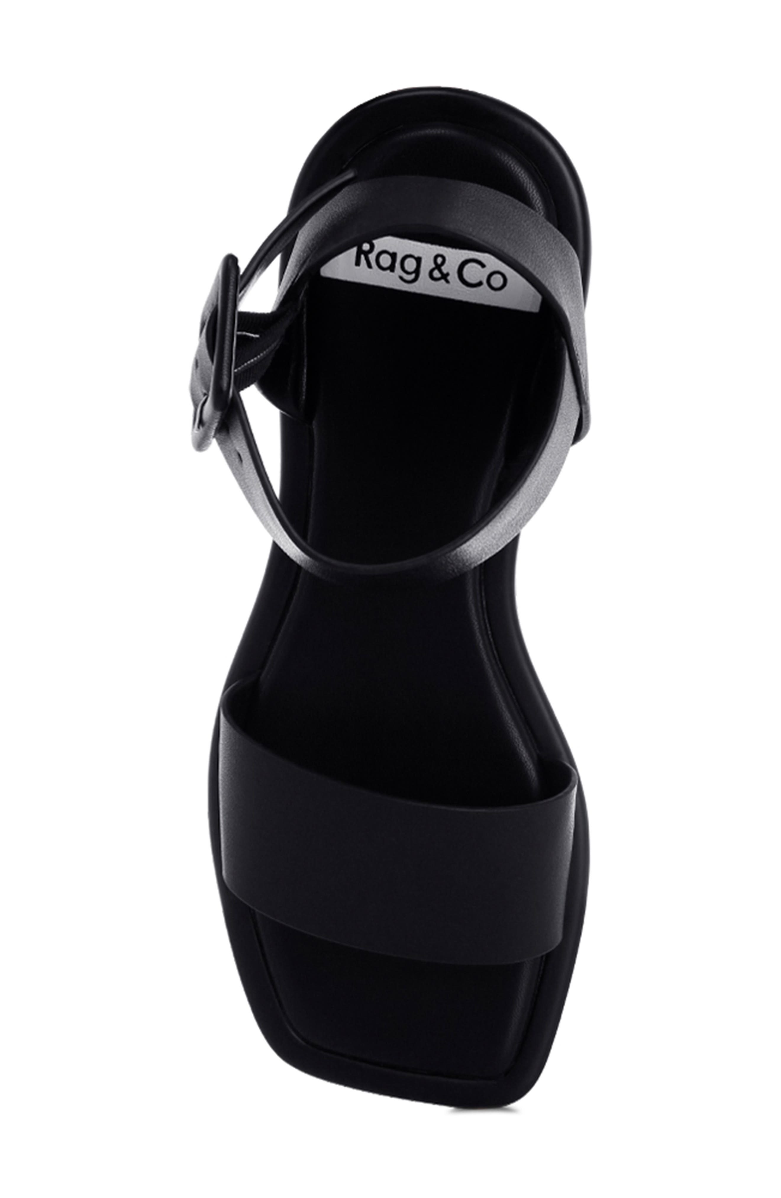 Tayana Sandal, Alternate, color, BLACK