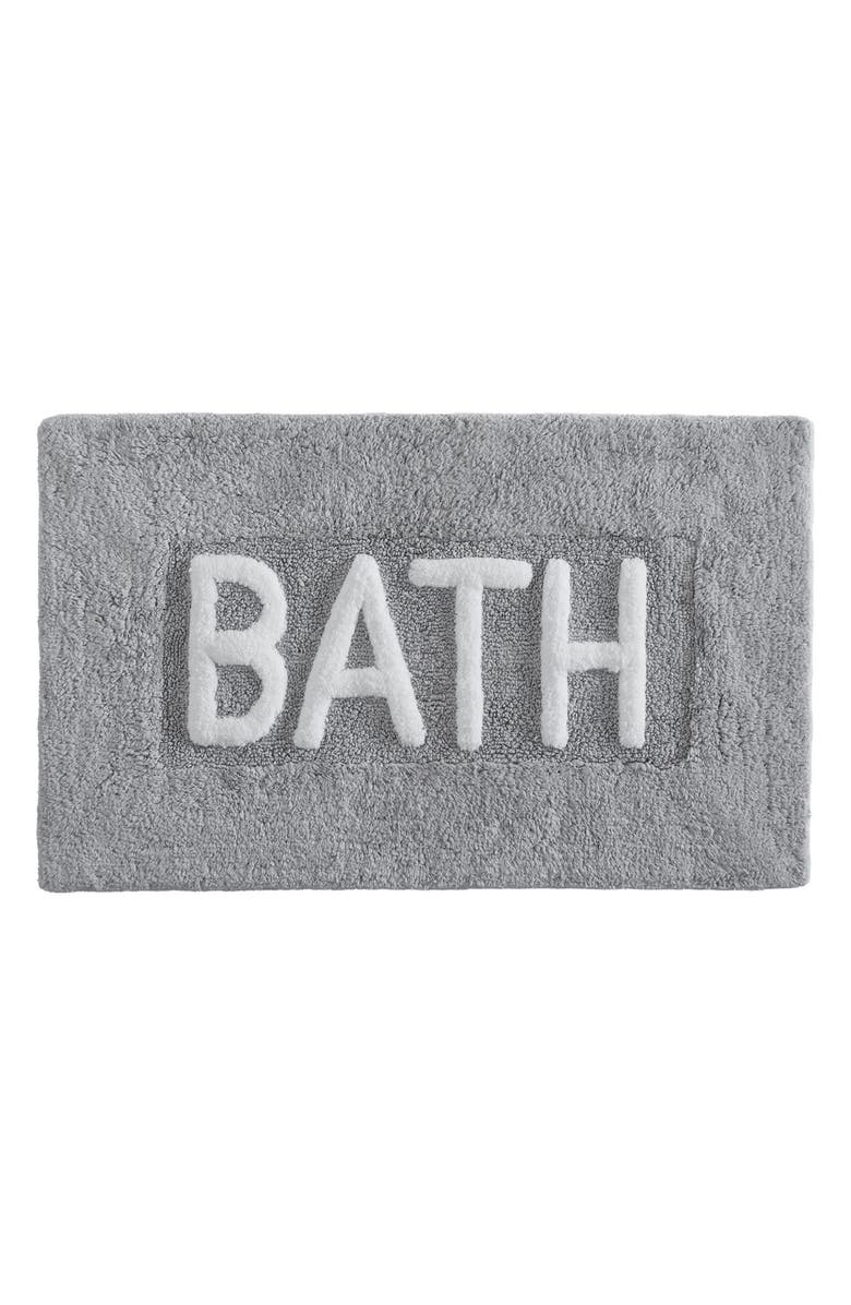 Jean Pierre New York Bath Mat, Main, color, Grey