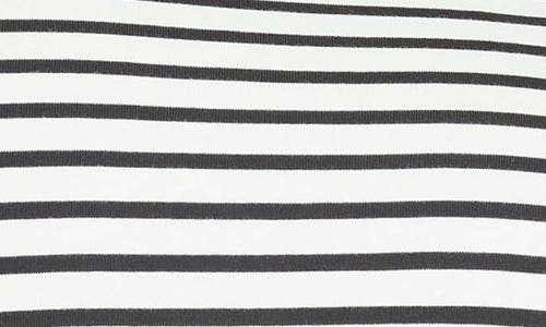 Universal Standard Belle Breton Stripe Top In Black