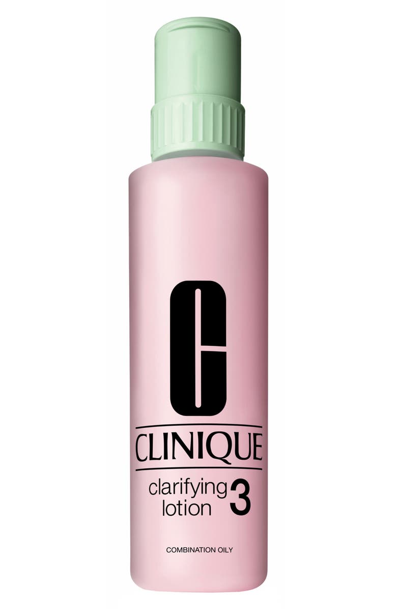 Clinique Jumbo Clarifying Face Lotion Toner 3 For Combination Oily Skin $38 Value, Main, color, 