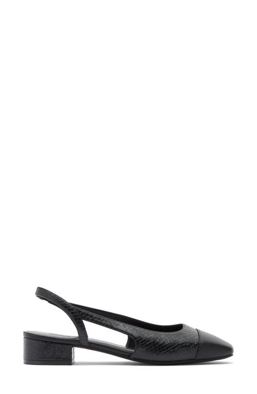Nordstrom Rack Blaire Slingback Pump In Black Snake