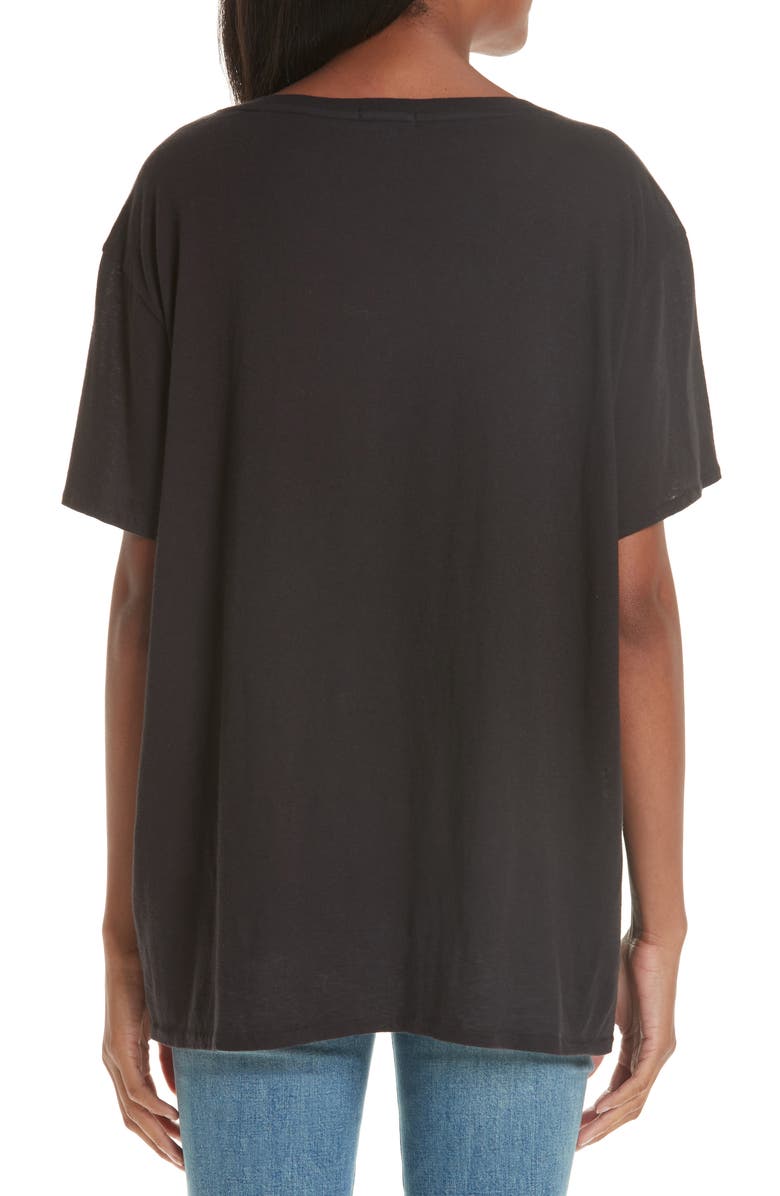 R13 Boy Cotton & Cashmere Tee, Alternate, color, 