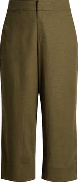 Universal Standard Courtyard Linen Blend Capri Pants
