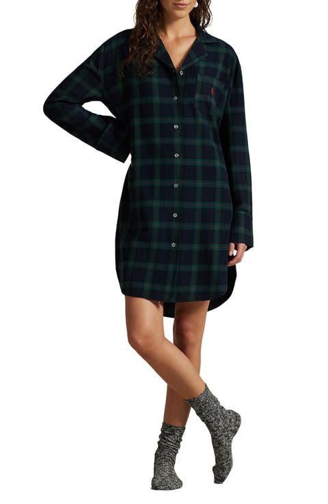 Cotton Long Sleeve Sleepshirt