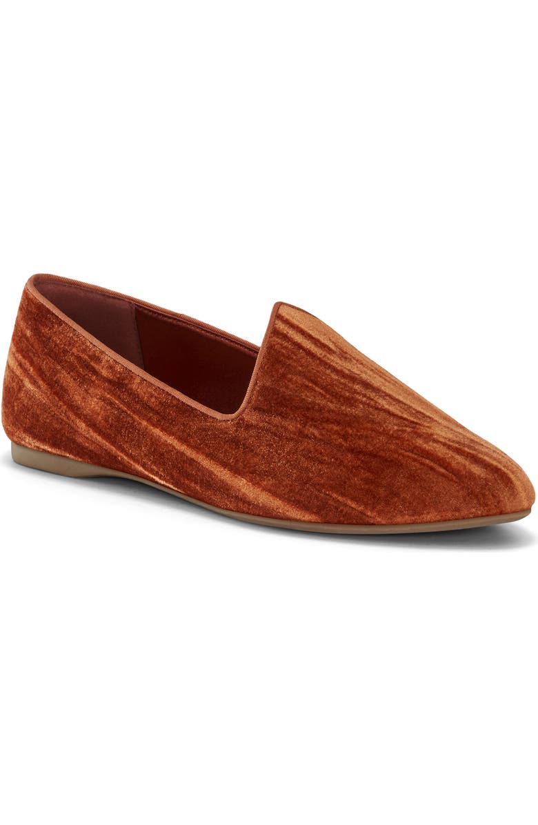 Birdies Heron Emboridered Velvet Loafer, Main, color,