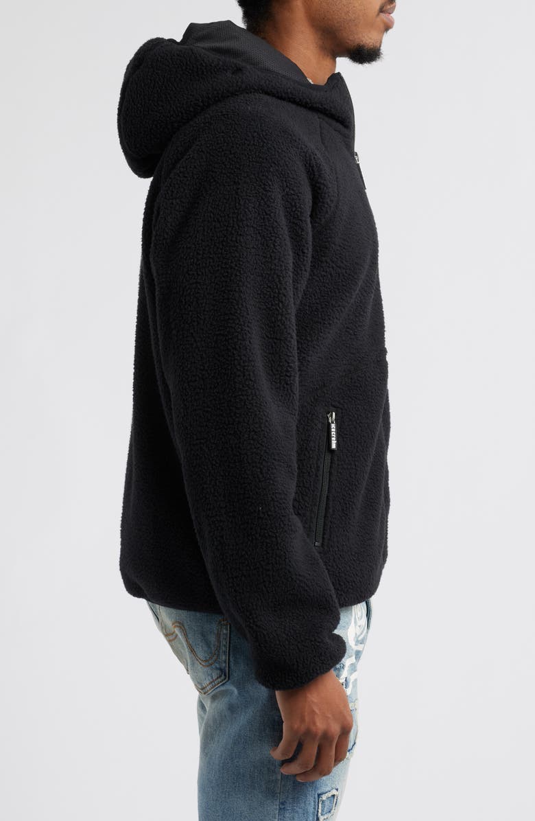 ICECREAM Grin Front Cotton Fleece Zip Hoodie, Alternate, color, 