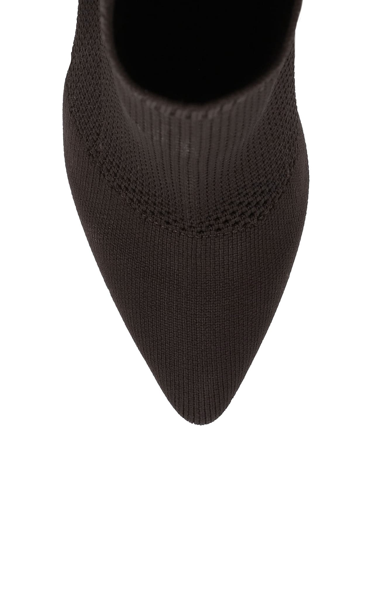 Pamilla Knit Bootie, Alternate, color, CHOCOLATE