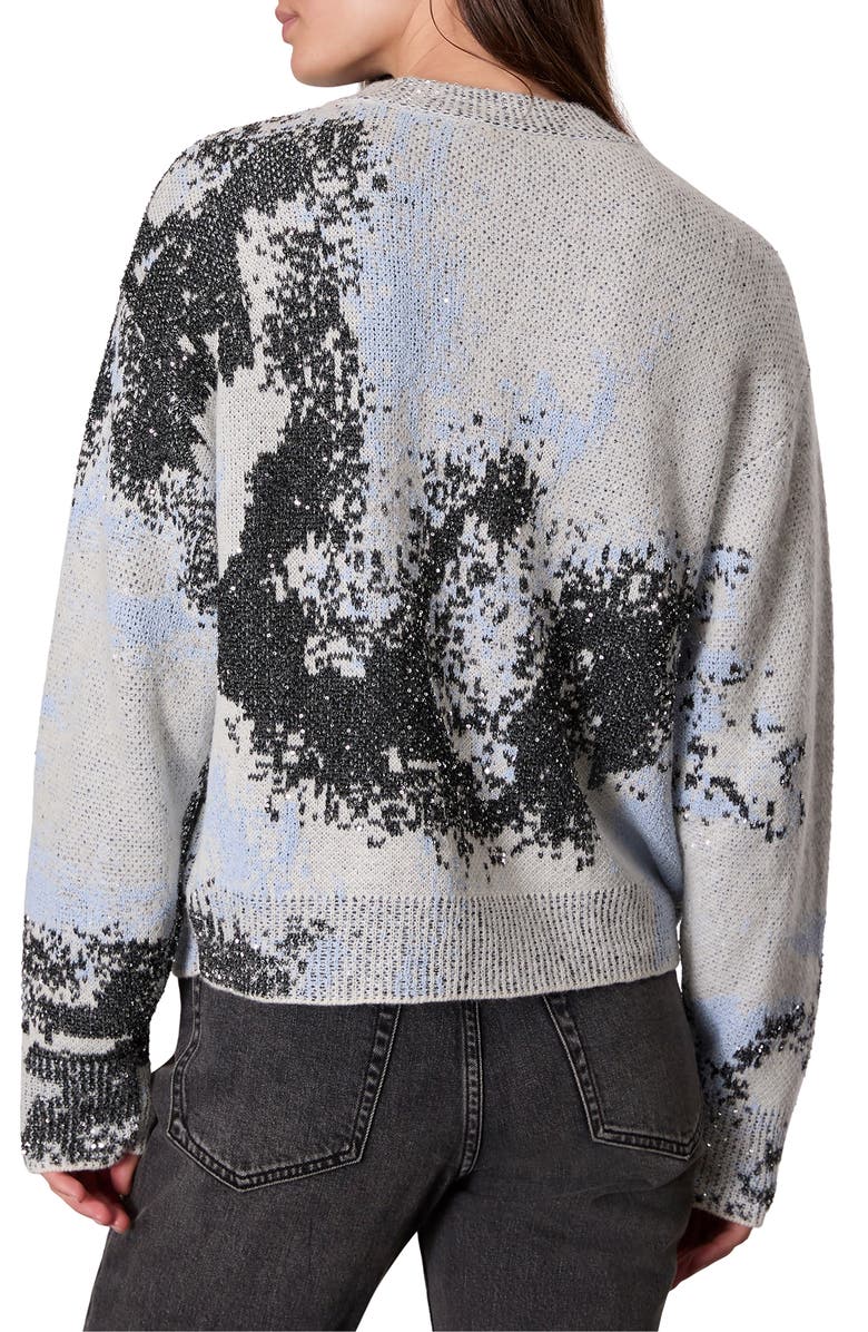 rag & bone Estelle Sequin Sweater, Alternate, color, 