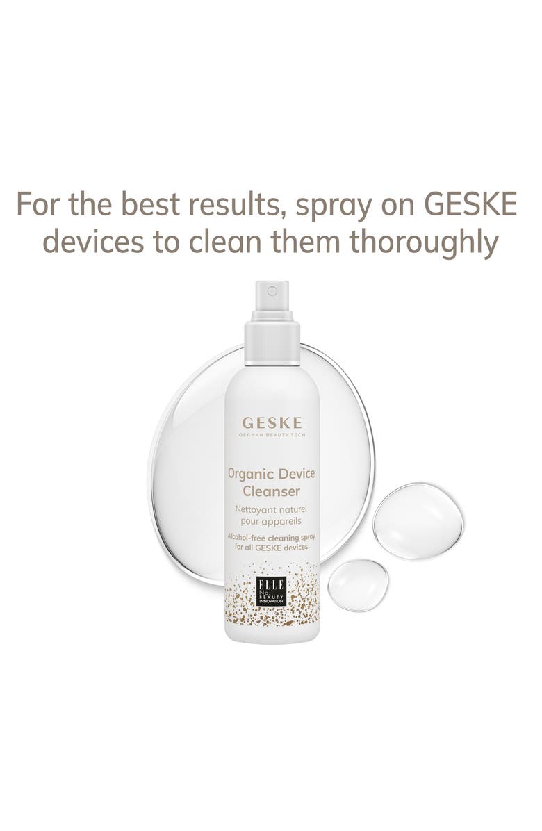 GESKE SmartAppGuided Sonic LED Full-Body Brush & Intensive Exfoliator | 9 in 1, Alternate, color, Black