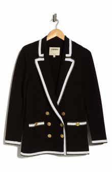 L'AGENCE Kenji Oversize Knit Blazer