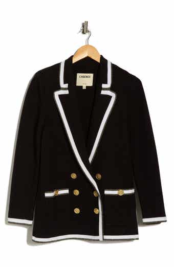 L'AGENCE Kenji Oversize Knit Blazer