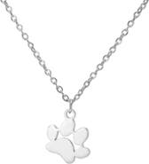 Hollywood Sensation EverPaw Single Paw Print Gold Plated Necklace