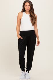 PinkBlush Soft Knit Maternity Joggers
