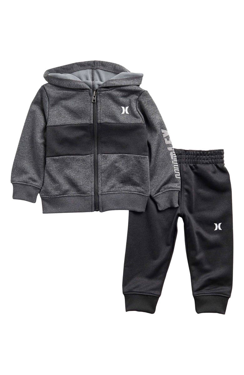 Hurley Solar Colorblock Hoodie & Jogger Set, Main, color,