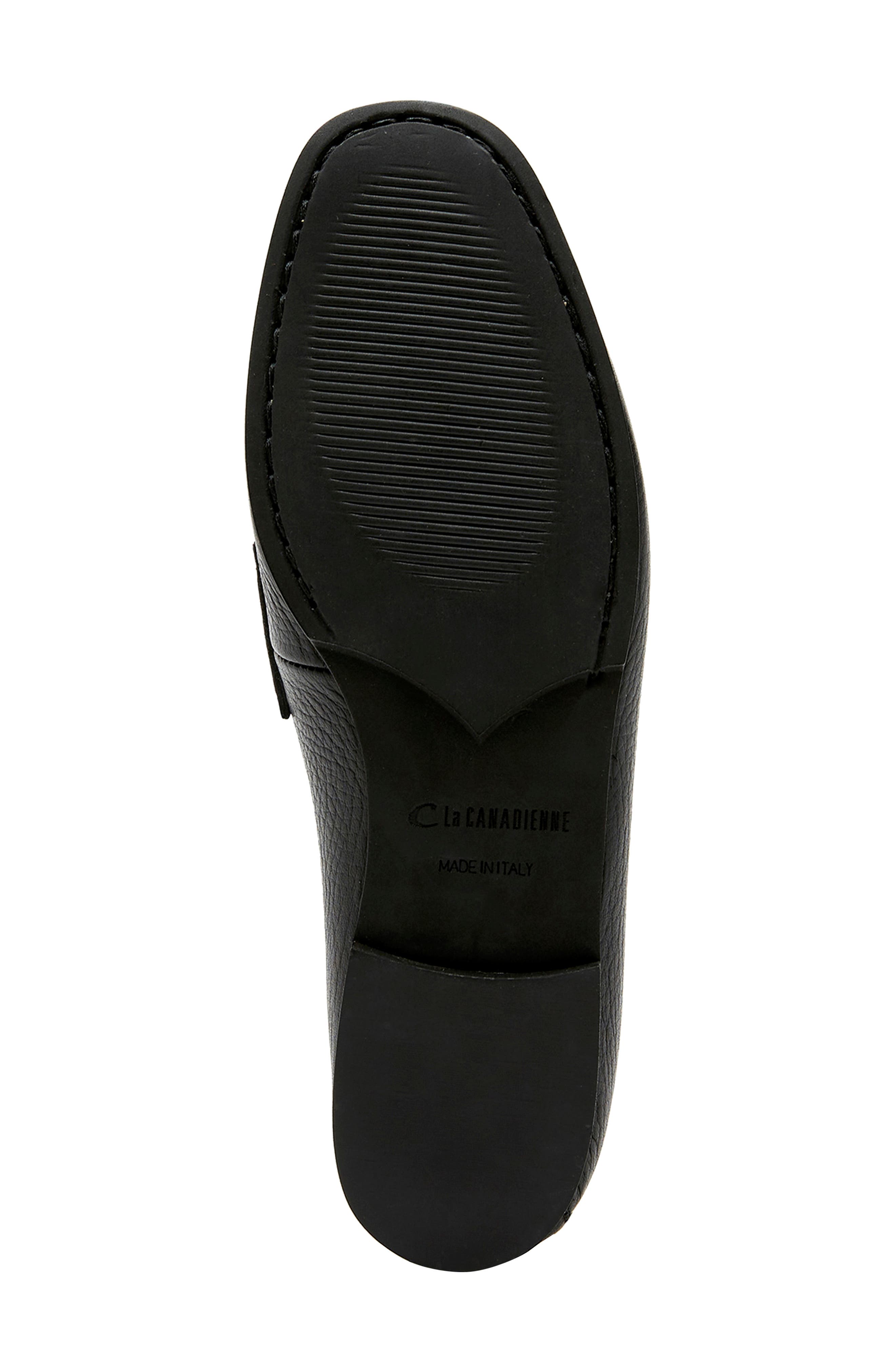 La Canadienne Kitson City Dry<sup>™</sup> Penny Loafer, Alternate, color, Black Pebble Leather