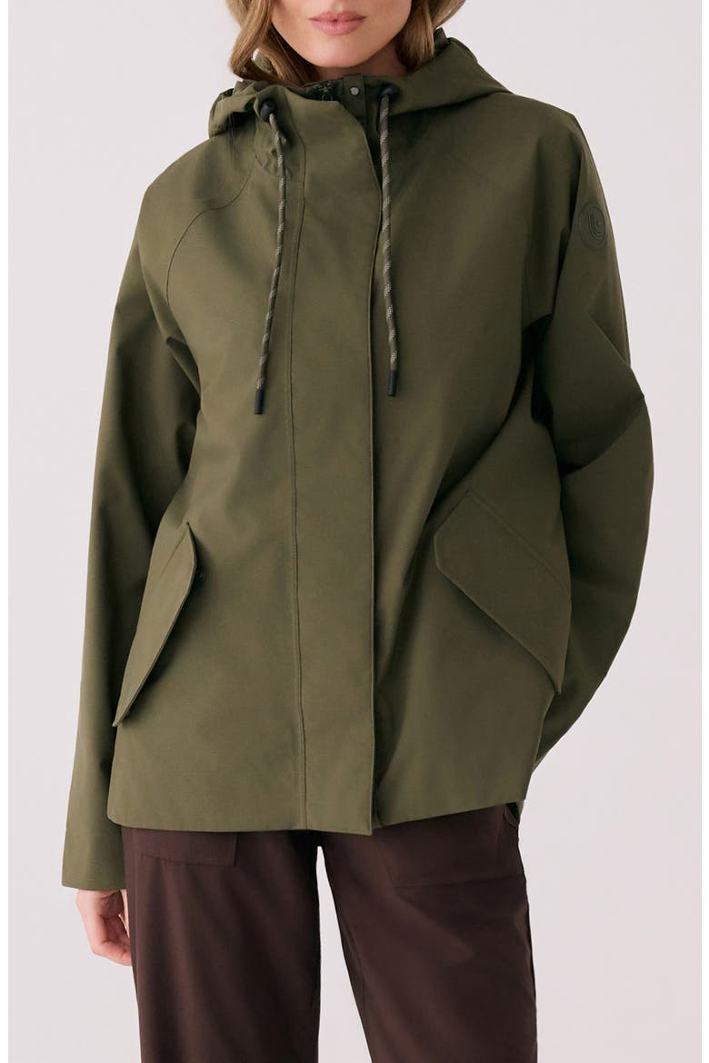 Lachine Oversize Rain Coat, Main, color, MOSS