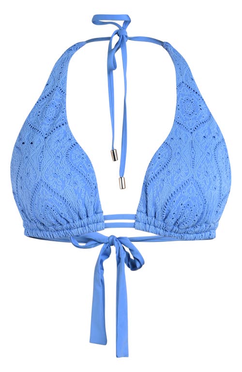 La Blanca Mantra Medallion Halter Neck Bikini Top
