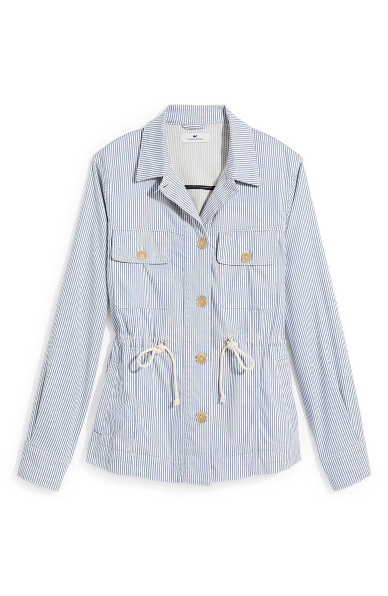 vineyard vines Railroad Stripe Utility Jacket, Alternate, color, 