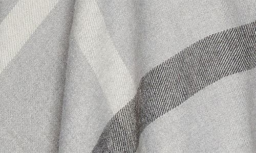 Barbour Blair Windowpane Poncho In Gray