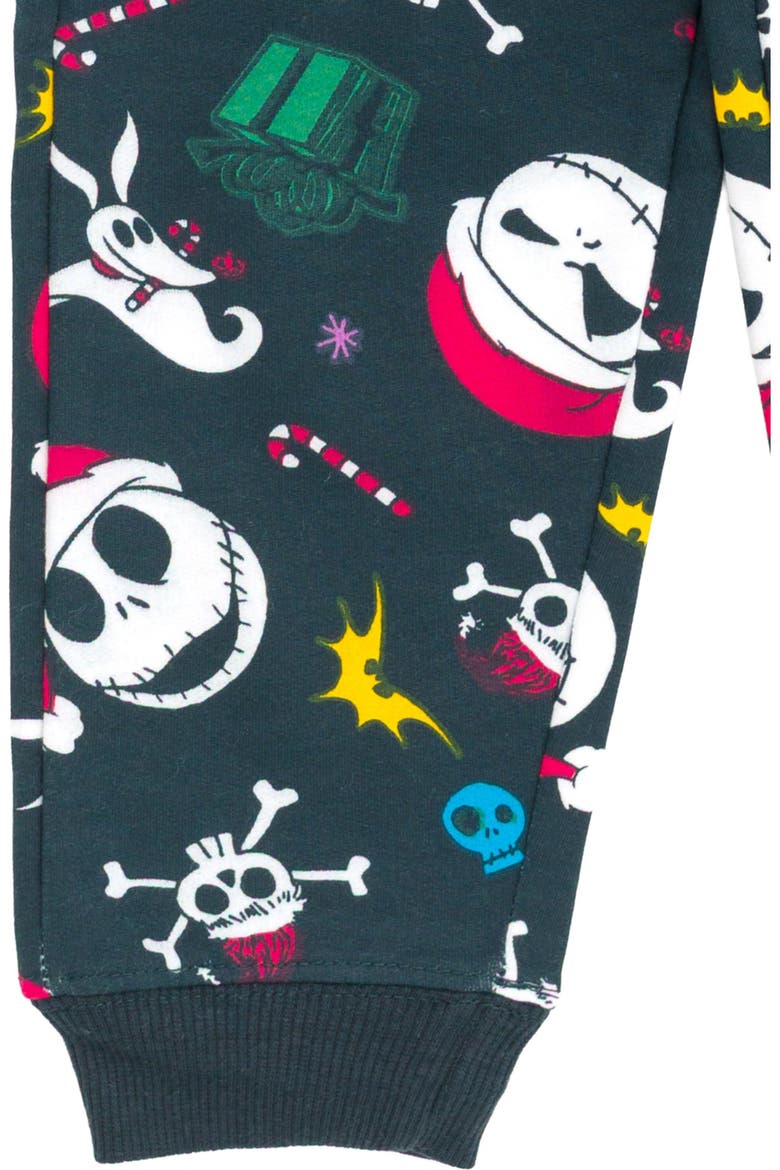Nightmare Before Christmas Holiday 2-Piece Fleece Sweatshirt and Pants Set, Alternate, color, Jack Zero Dark Grey