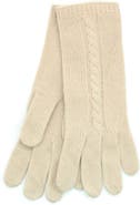 Portolano Cable Knit Cashmere Gloves