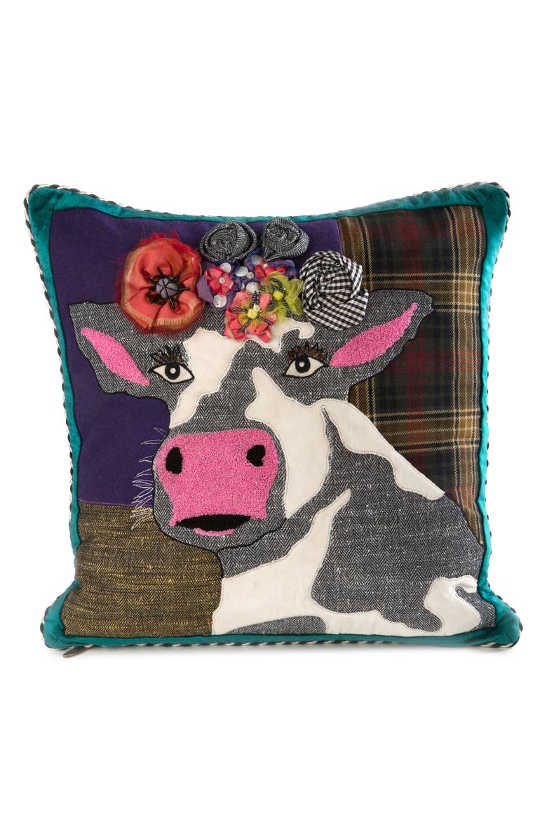 MACKENZIE CHILDS Frida Cowlo Accent Pillow, Main, color, 