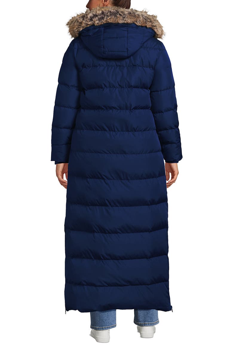 Plus Size Max 600 Down Long Maxi Coat, Alternate, color, Deep Sea Navy