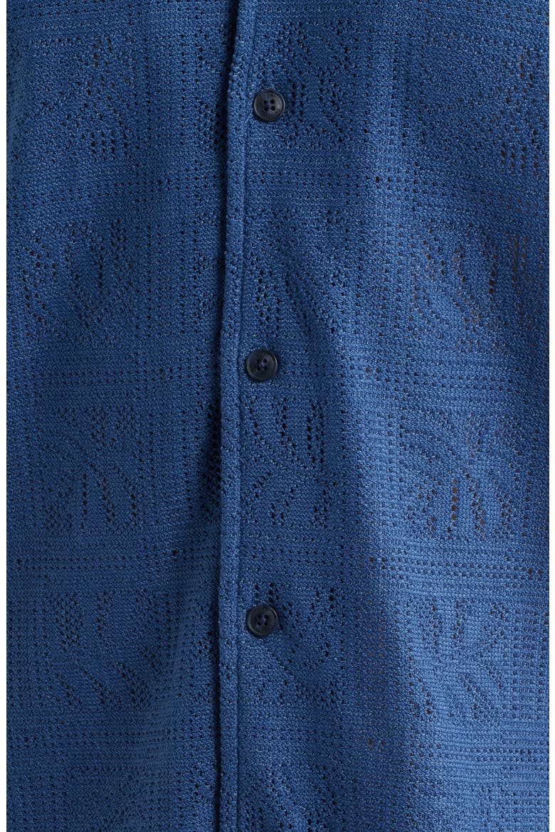Tile Cabana Camp Shirt, Alternate, color, DUSK
