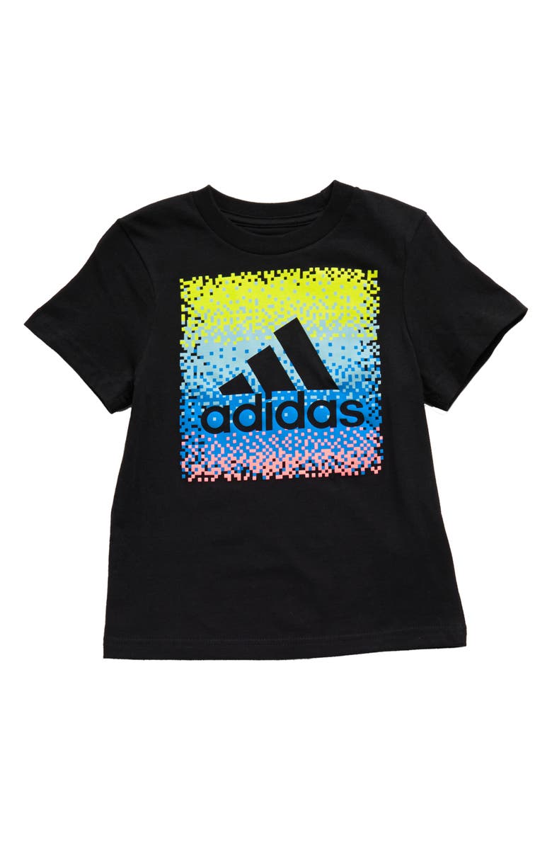 adidas Kids' 8-Bit Logo T-Shirt, Main, color, 
