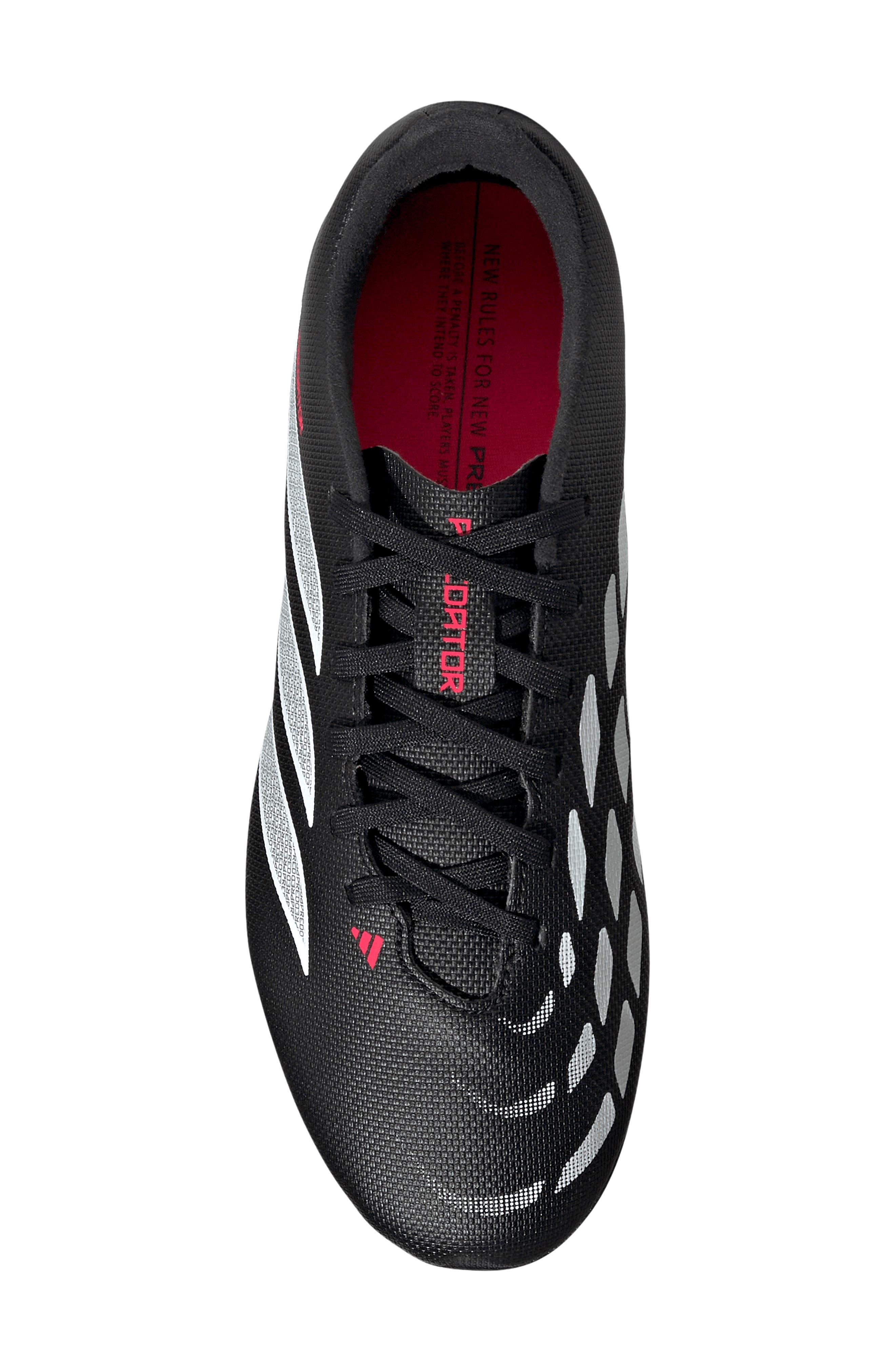 Kids' Predator Club FG/MG Soccer Cleat, Alternate, color, BLACK/ WHITE/ RED