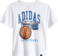 adidas Kids' Basketball Dunk Cotton Graphic T-Shirt