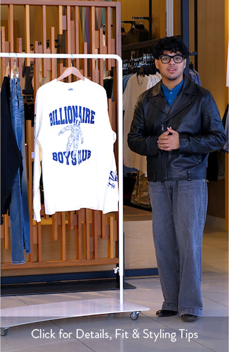 BB Gravity Astronaut Long Sleeve Graphic T-Shirt, sales video thumbnail