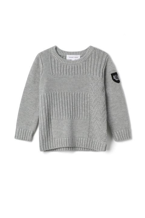 Multi Knit Long Sleeve Sweater (Toddler, Little Kid & Big Kid)