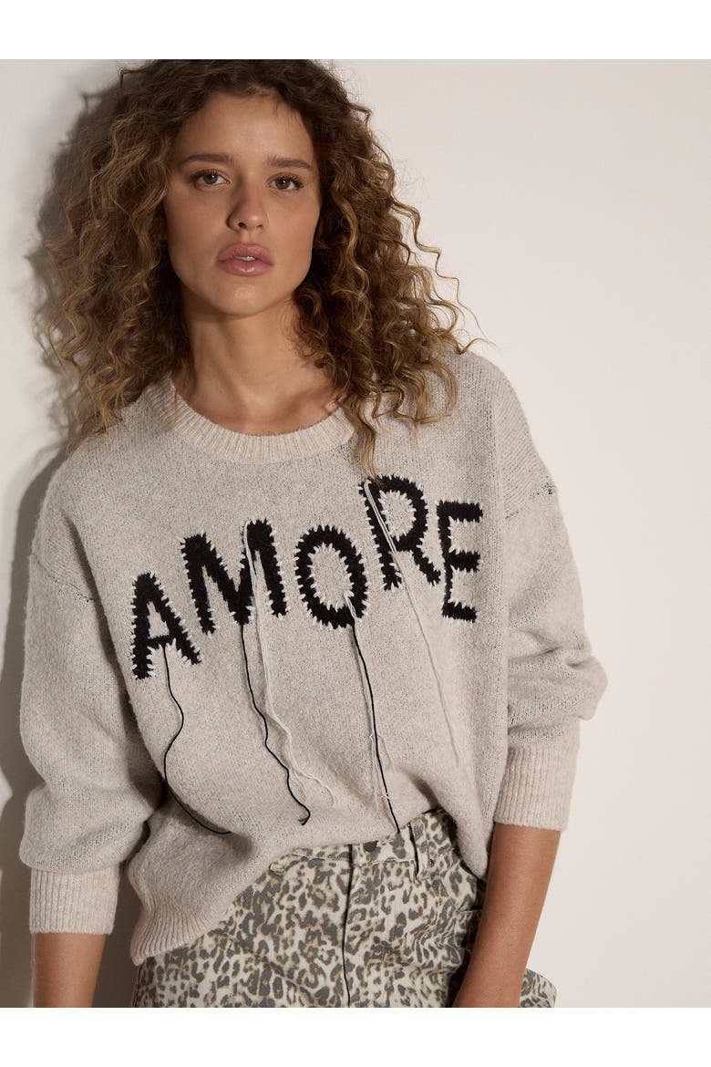 Thread Amore Boucle Jumper, Main, color, Stone