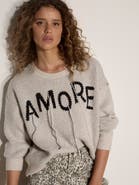 Apricot Thread Amore Boucle Jumper