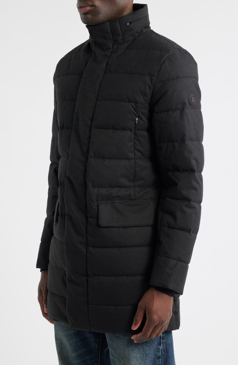 Save The Duck Gordon Puffer Jacket with Stowaway Hood, Alternate, color, Black Melange