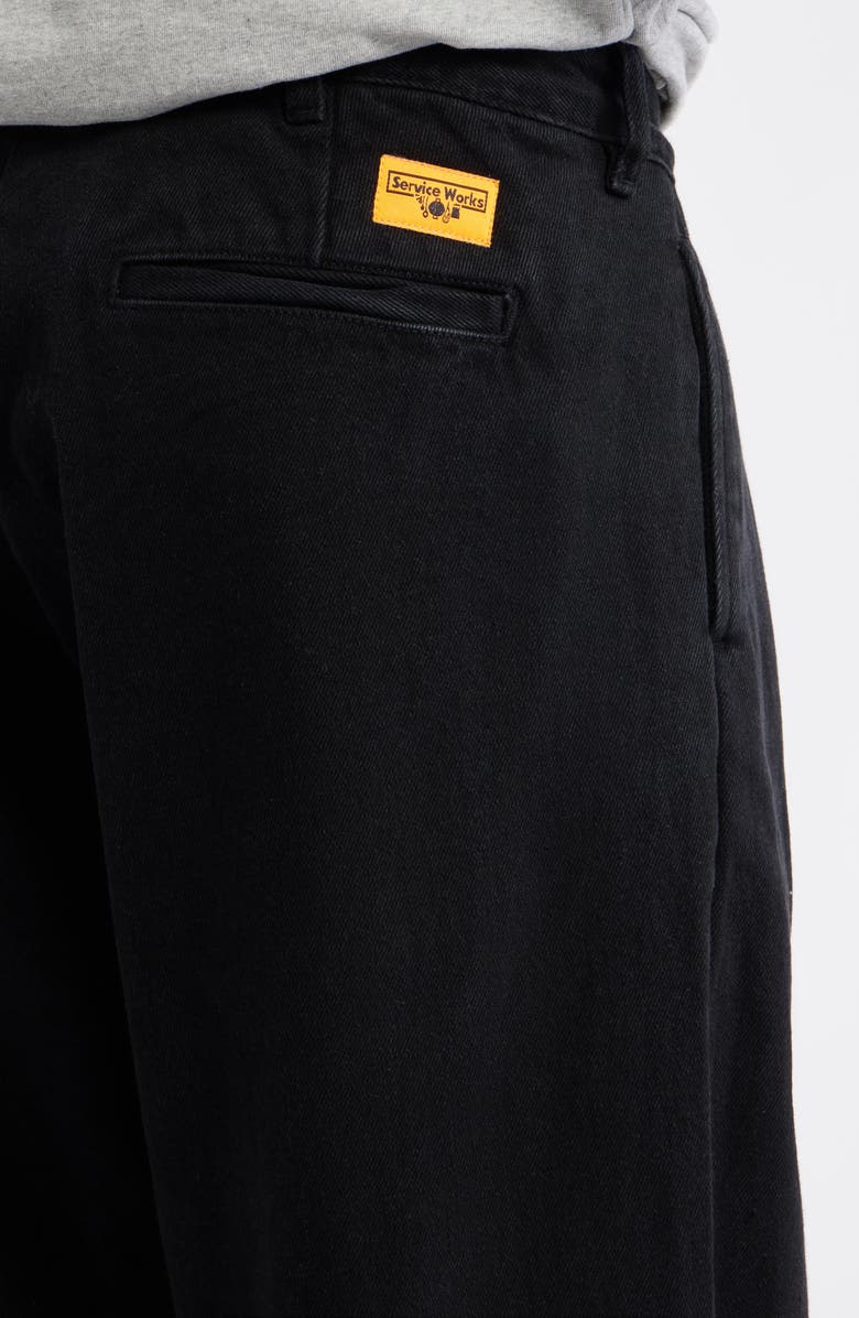 Service Works Part Timer Pleated Jeans, Alternate, color, Dark Wash