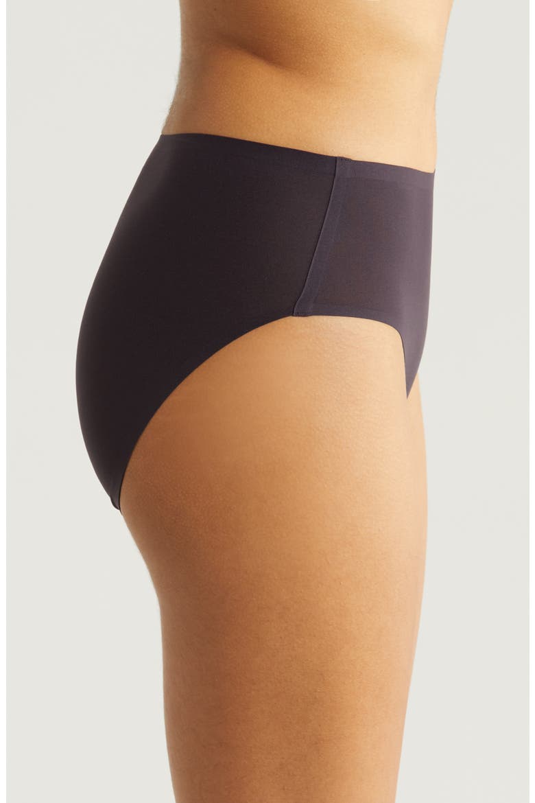 Soft Stretch High Cut Briefs, Alternate, color, INK