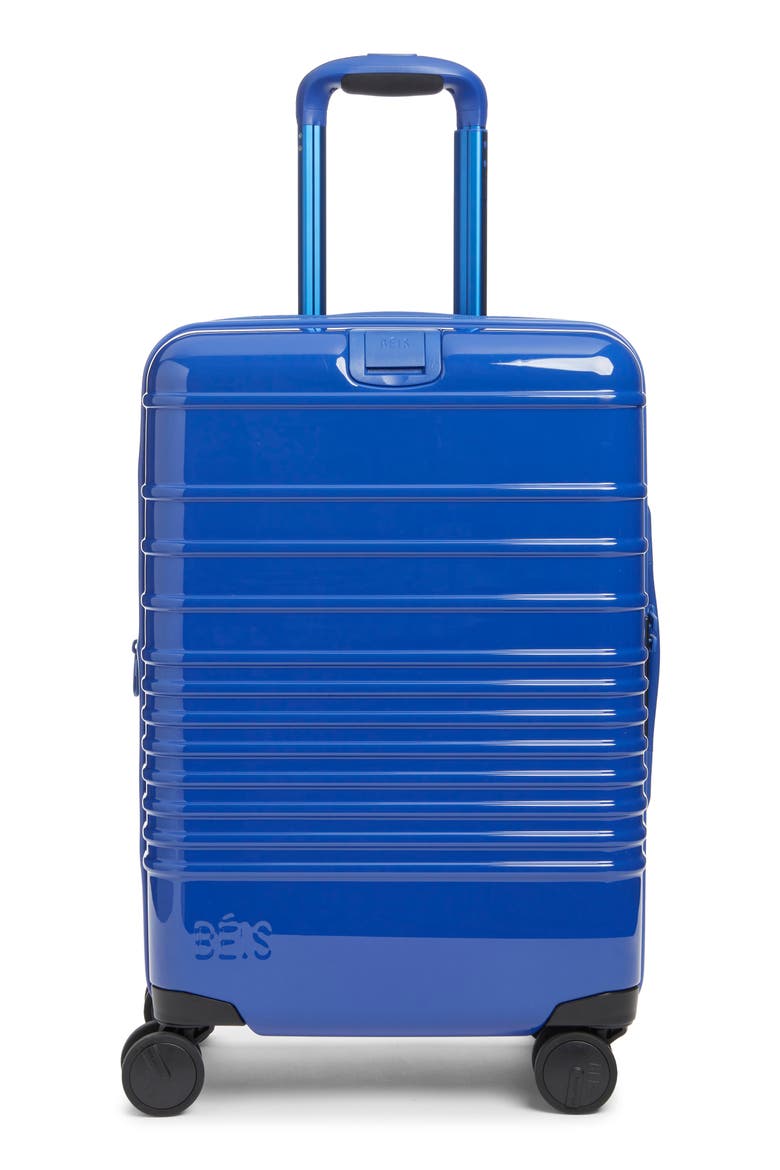 The 22-Inch Expandable Carry-On Roller (Nordstrom Exclusive), Main, color, GLOSSY COBALT