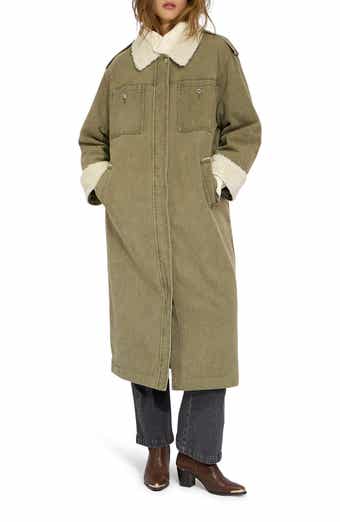 Chill Rider Denim Faux Shearling Coat