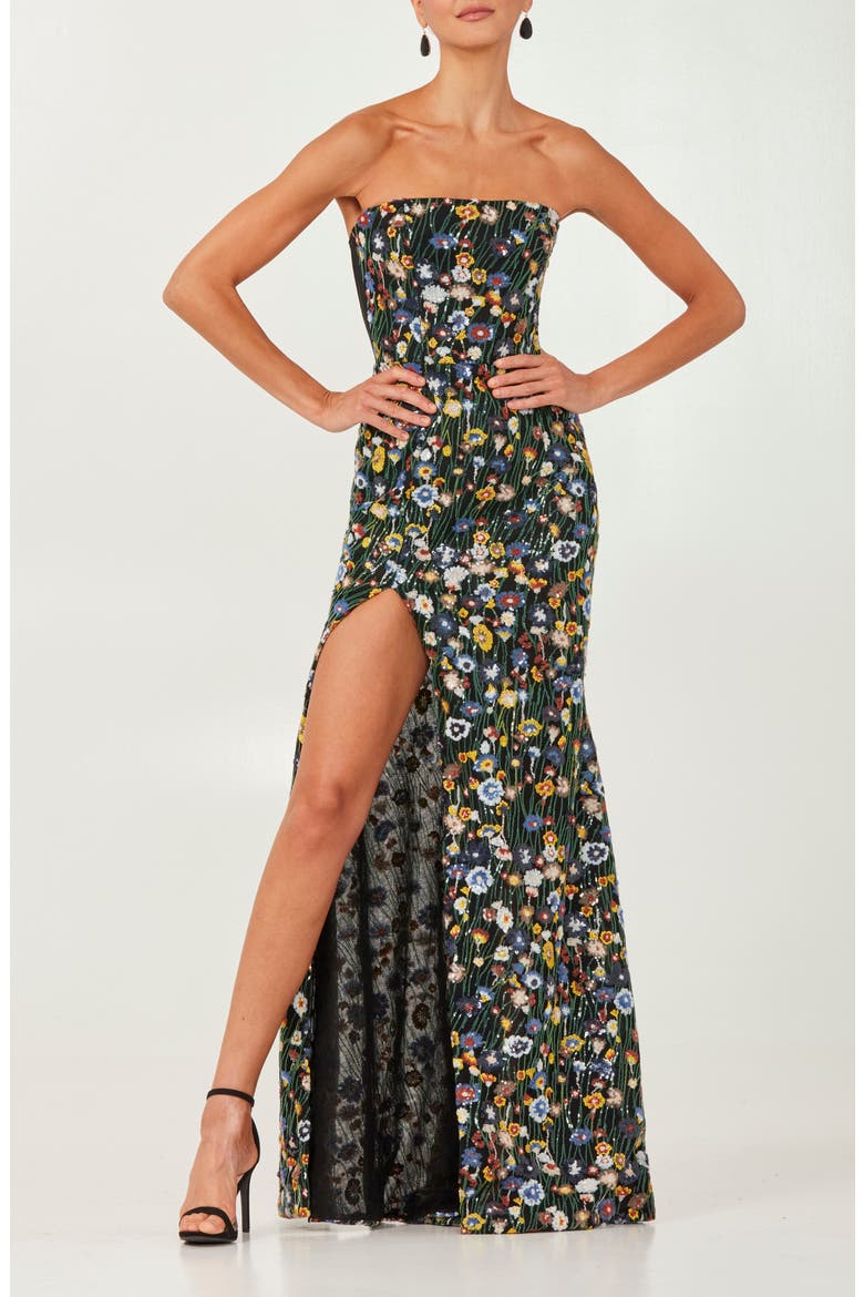 nordstrom strapless sequin dress Sequin Strapless Gown (Women)